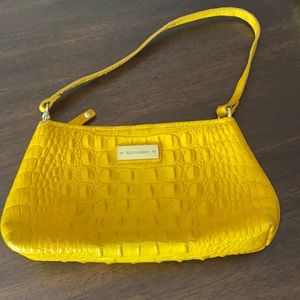 Brahmin yellow small shoulder bag
